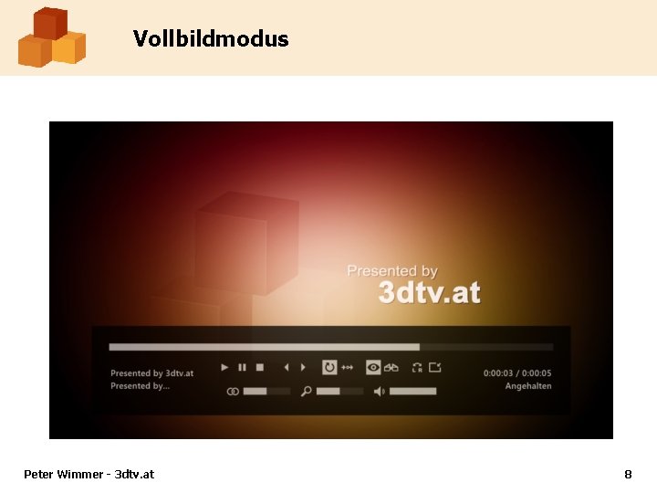 Vollbildmodus Peter Wimmer - 3 dtv. at 8 