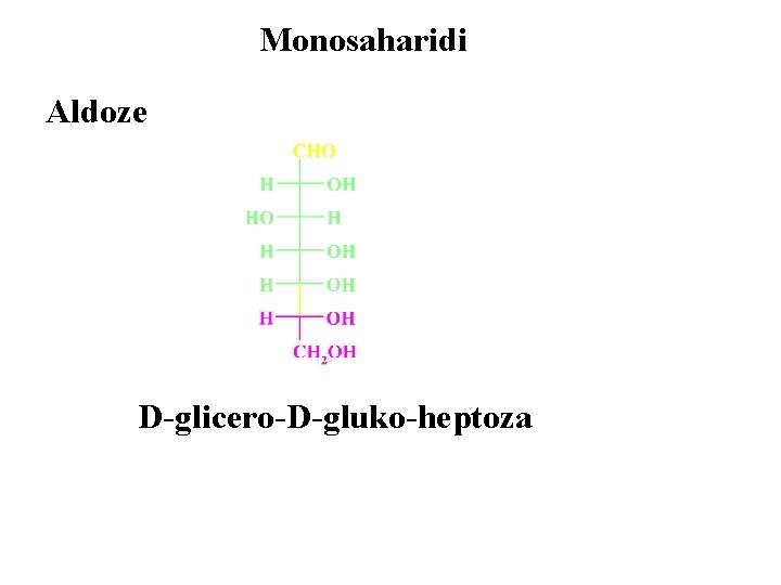 Monosaharidi Aldoze D-glicero-D-gluko-heptoza 