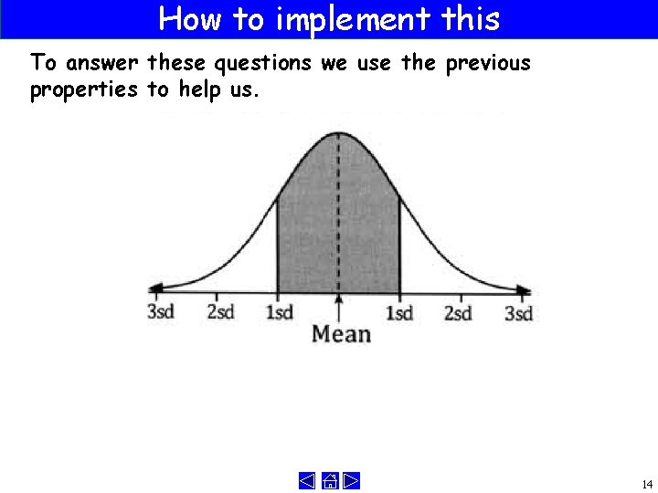 How to implement this To answer these questions we use the previous properties to