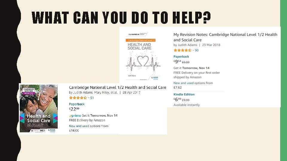 WHAT CAN YOU DO TO HELP? WHAT CAN YOU DO TO HELP?