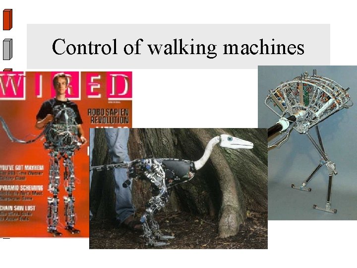 Control of walking machines 