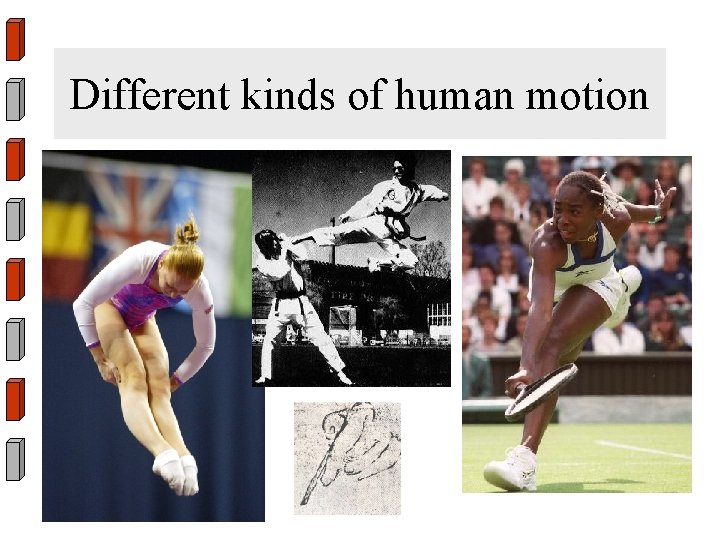 Different kinds of human motion 