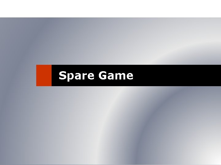 Spare Game 