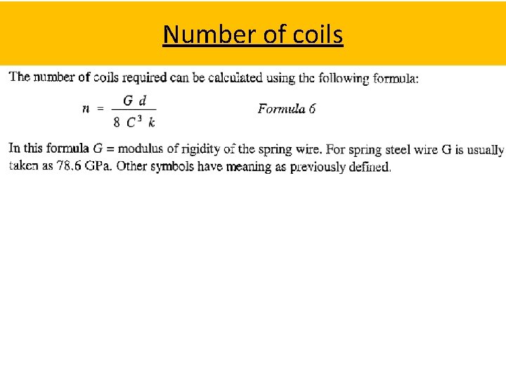 Number of coils 
