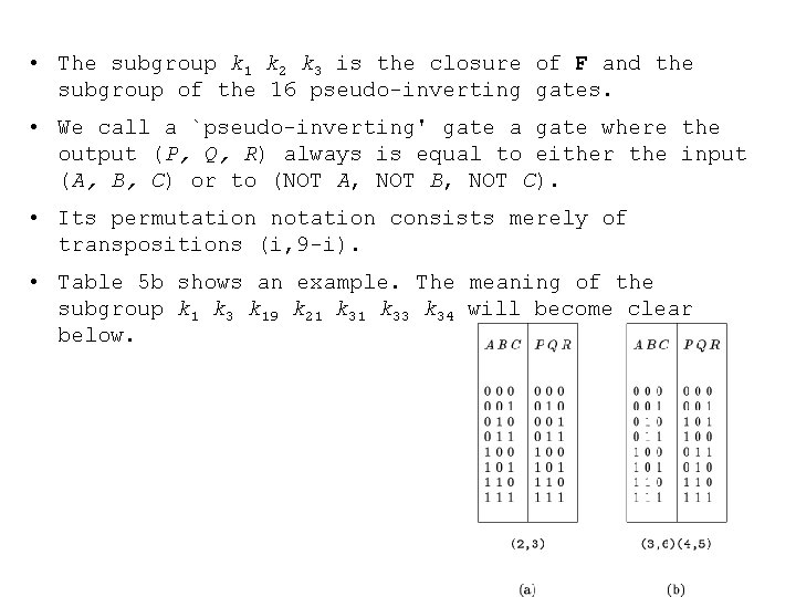  • The subgroup k 1 k 2 k 3 is the closure of