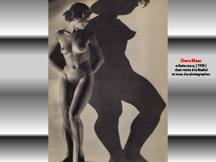 Dora Maar « Assia nue » , ( 1934 ) chair ronde à la