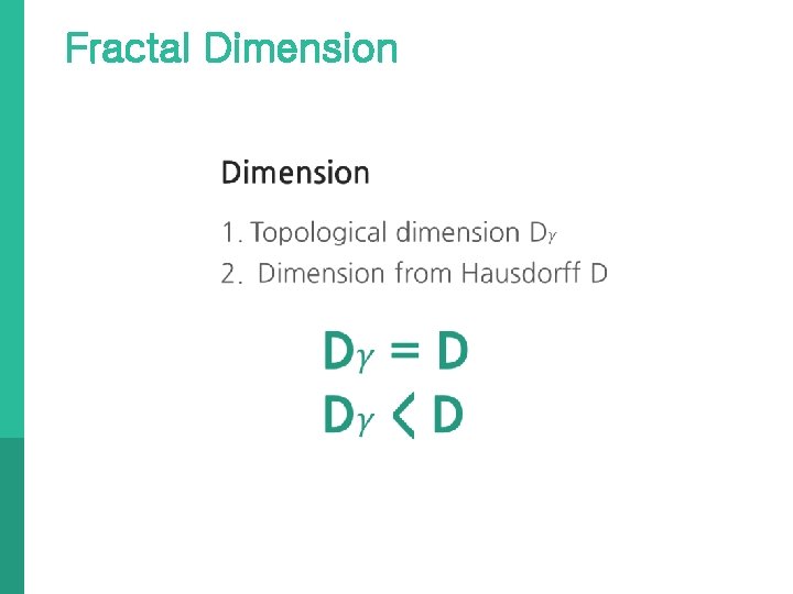 Fractal Dimension 