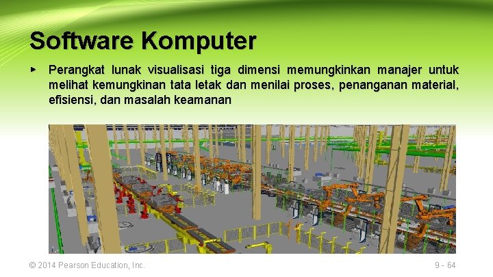 Software Komputer ▶ Perangkat lunak visualisasi tiga dimensi memungkinkan manajer untuk melihat kemungkinan tata