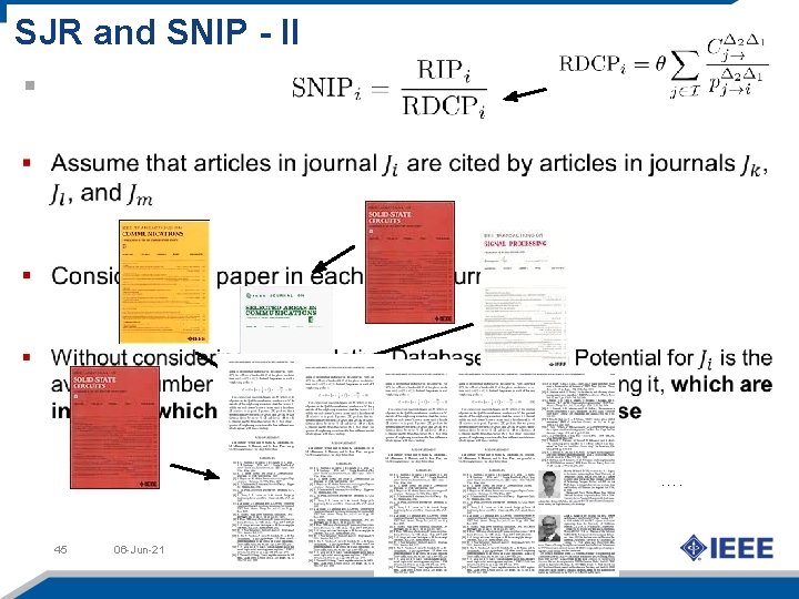 SJR and SNIP - II …. 45 06 -Jun-21 