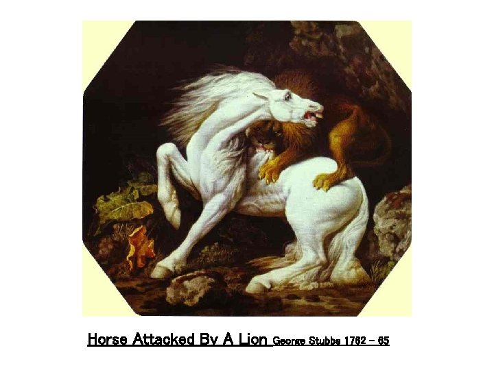 Horse Attacked By A Lion George Stubbs 1762 - 65 