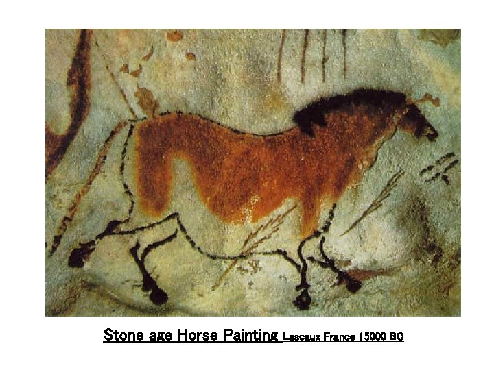 Stone age Horse Painting Lascaux France 15000 BC 