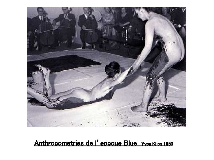 Anthropometries de l’epoque Blue Yves Klien 1960 
