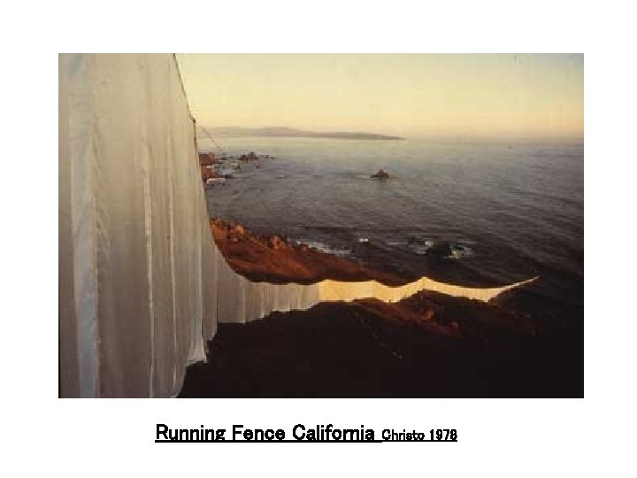 Running Fence California Christo 1978 