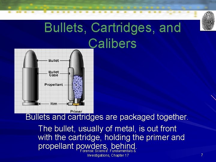 Bullets, Cartridges, and Calibers Bullets and cartridges are packaged together. The bullet, usually of Bullets, Cartridges, and Calibers Bullets and cartridges are packaged together. The bullet, usually of