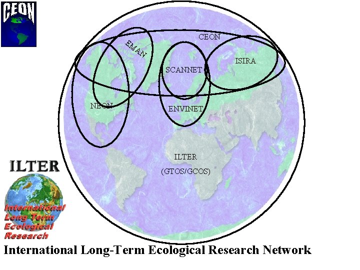 CEON EM AN ISIRA SCANNET NEON ENVINET ILTER (GTOS/GCOS) International Long-Term Ecological Research Network