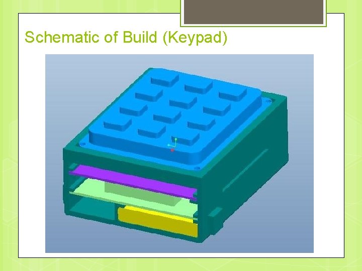 Schematic of Build (Keypad) 