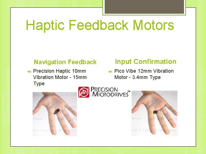 Haptic Feedback Motors Input Confirmation Navigation Feedback Precision Haptic 10 mm Vibration Motor -