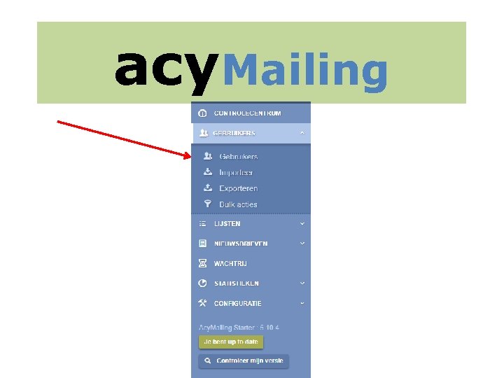 acy. Mailing 