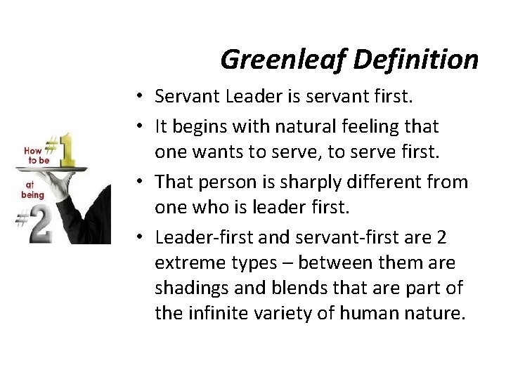 Servant Leadership By Dave Worland Principal Cathedral High