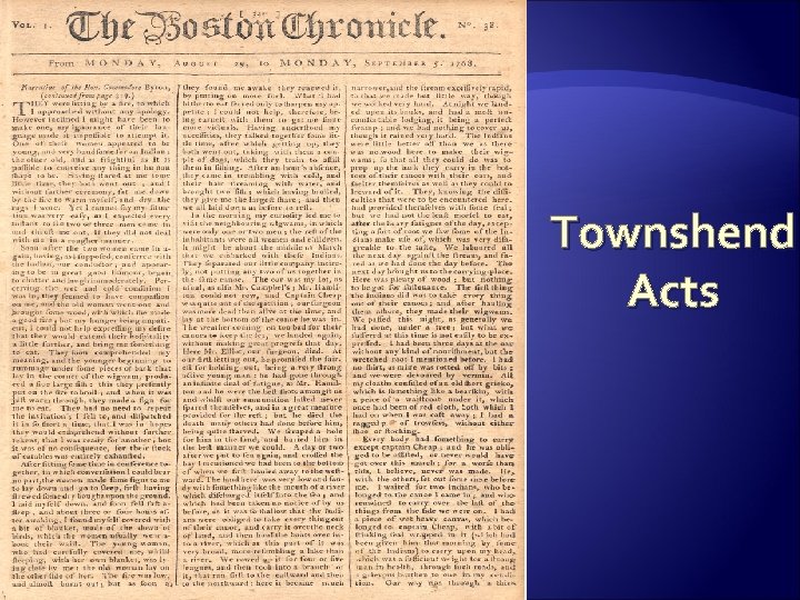 Townshend Acts 