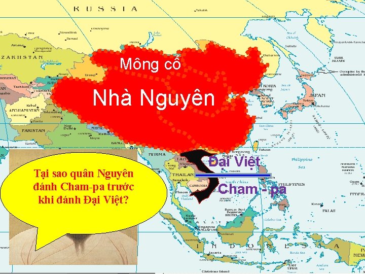 Mông cổ Nhà Nguyên Hốt Tất Liệt Tại sao quân Nguyên đánh Cham-pa trước