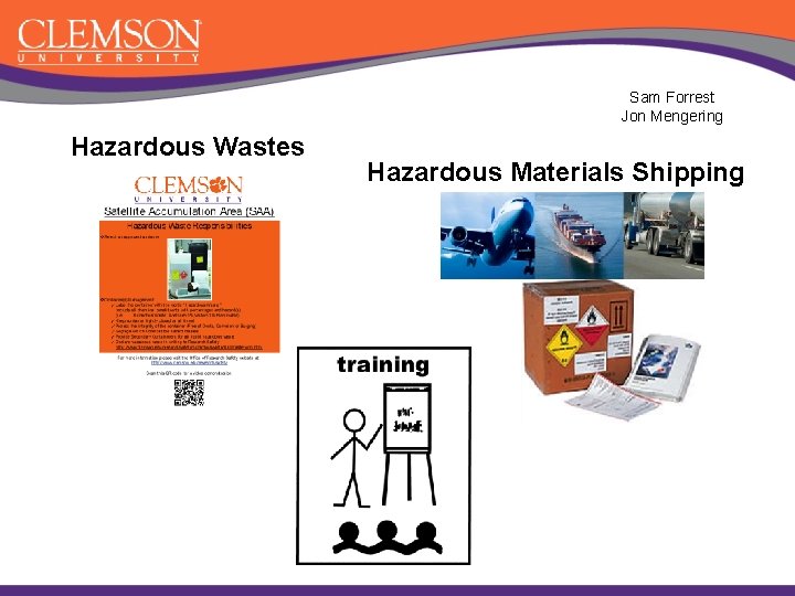 Sam Forrest Jon Mengering Hazardous Wastes Hazardous Materials Shipping 