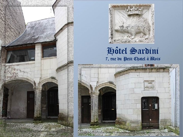 Hôtel Sardini 7, rue du Petit Chatel à Blois 