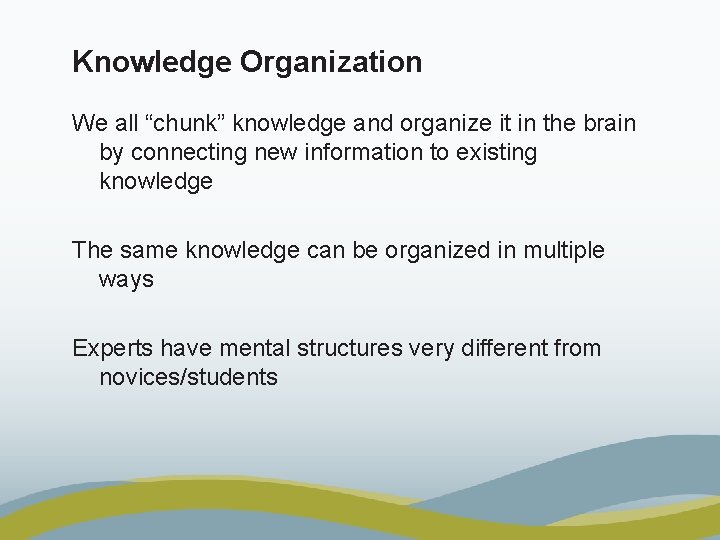 How Learning Works 7 ResearchBased Principles for Smart