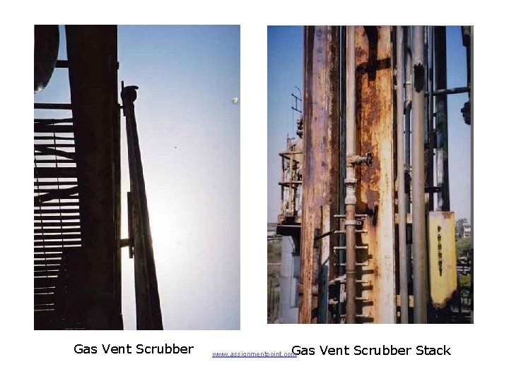 Gas Vent Scrubber Stack www. assignmentpoint. com 