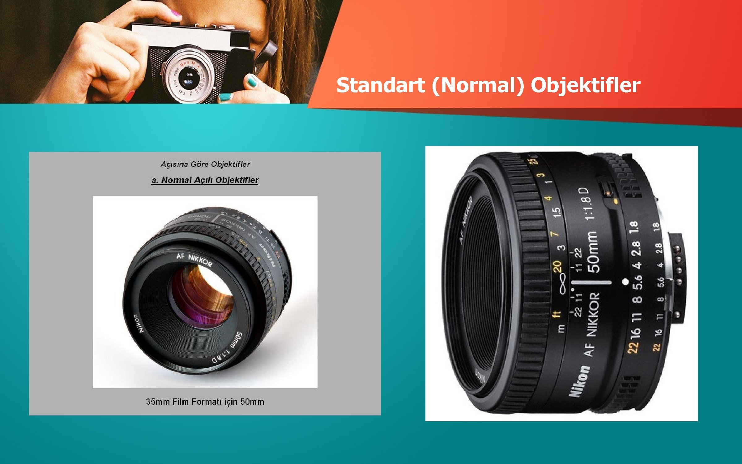 Standart (Normal) Objektifler 