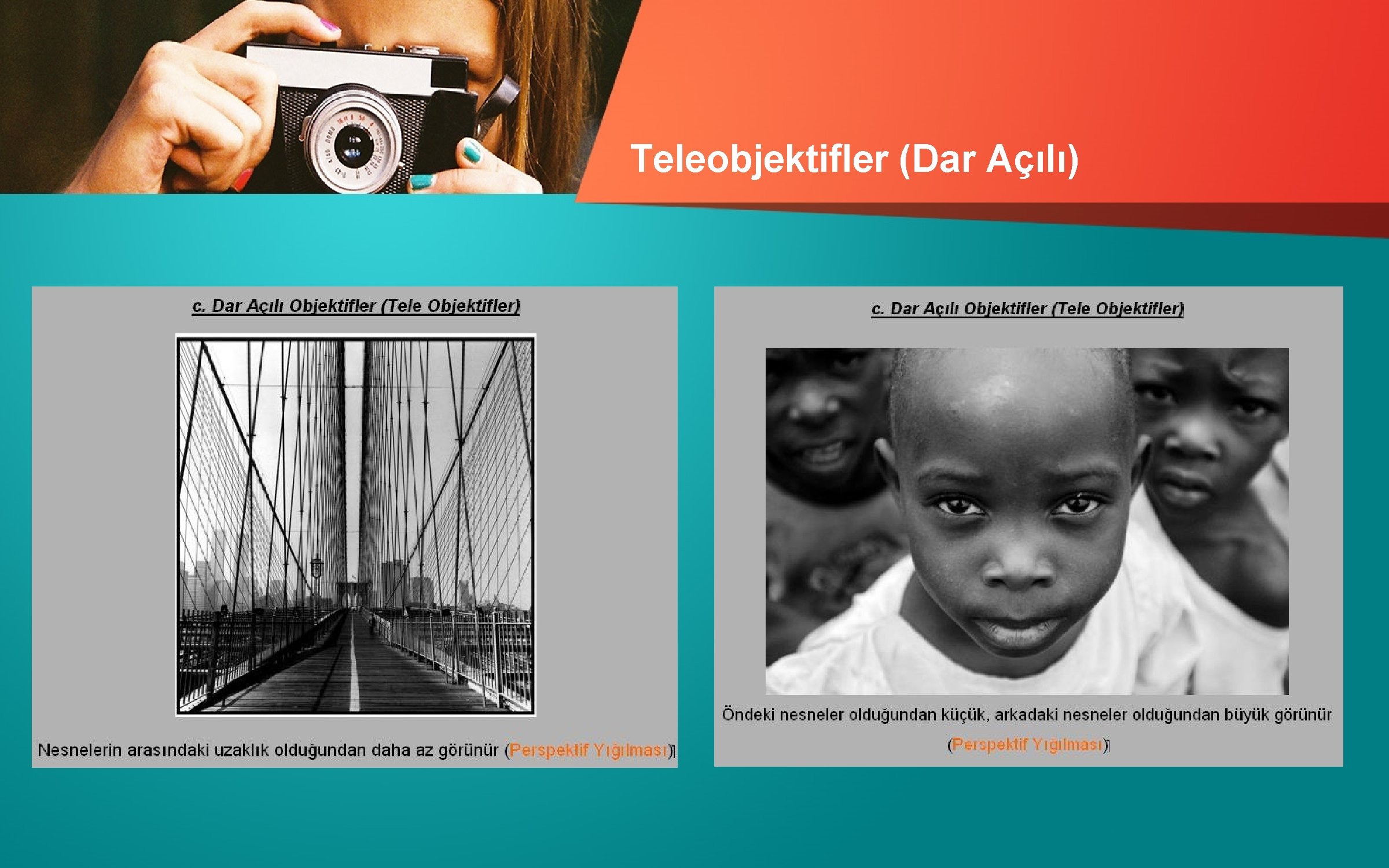 Teleobjektifler (Dar Açılı) 