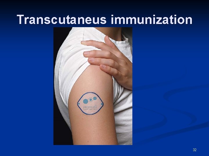 Transcutaneus immunization 32 