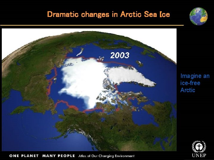 Dramatic changes in Arctic Sea Ice Imagine an ice-free Arctic 