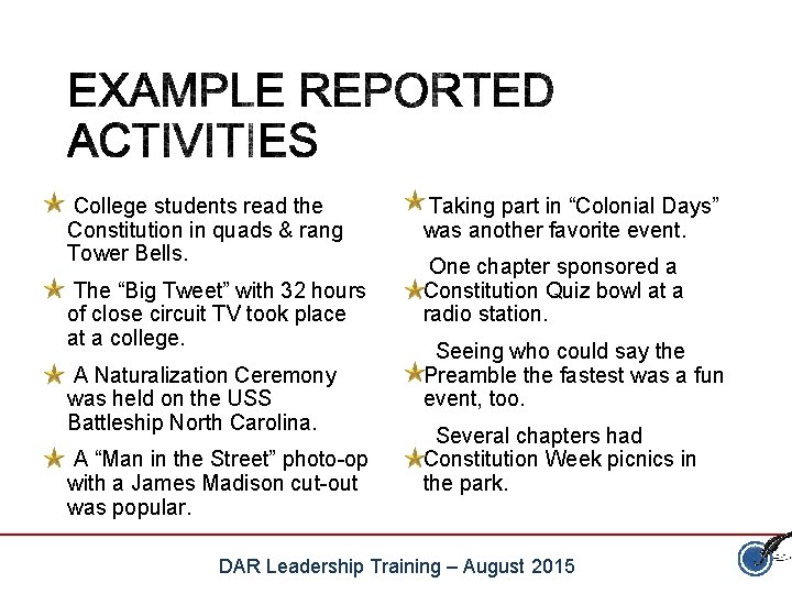 College students read the Constitution in quads & rang Tower Bells. The “Big Tweet”