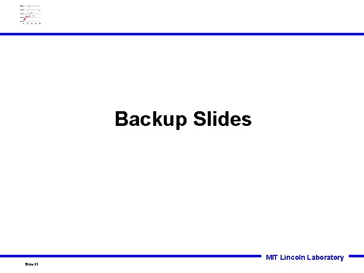 Backup Slides MIT Lincoln Laboratory Slide-33 