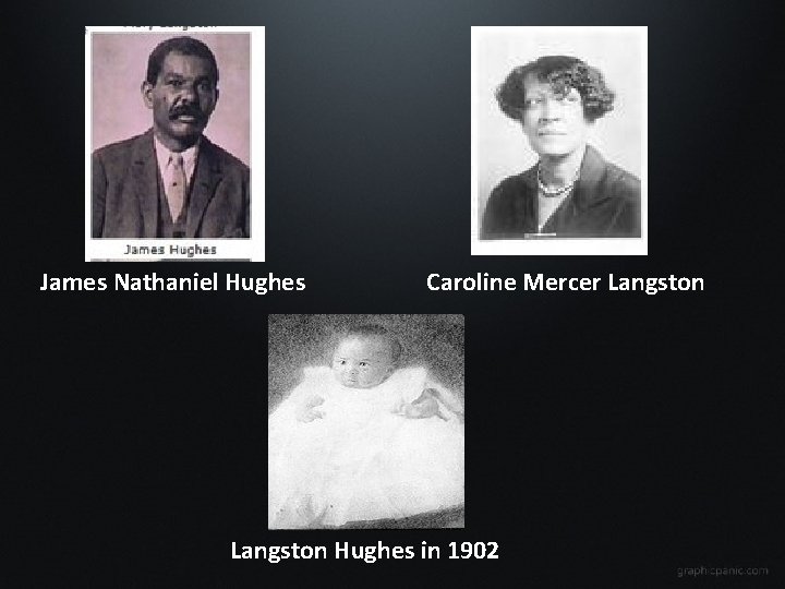 James Nathaniel Hughes Caroline Mercer Langston Hughes in 1902 