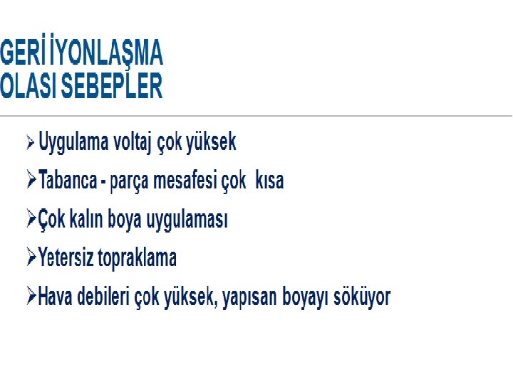 GERİ İYONLAŞMA 