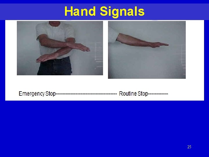 Hand Signals 25 