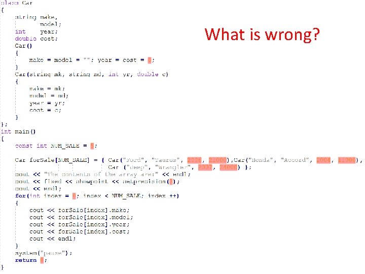 Input and Output – Lecture 4 What is wrong? Department of Computer Engineering 16