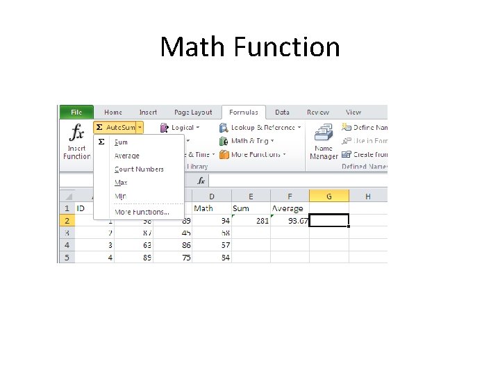 Math Function Math Function