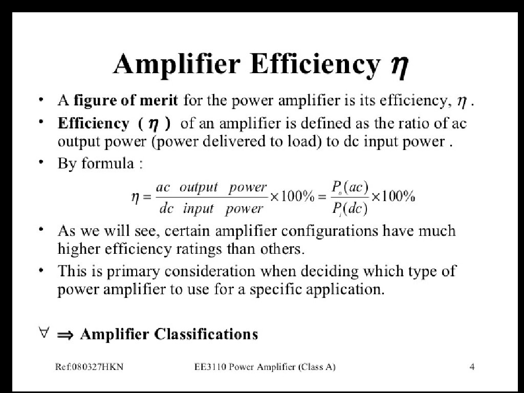 Difference Between Voltage Amplifier and Power Amplifier A