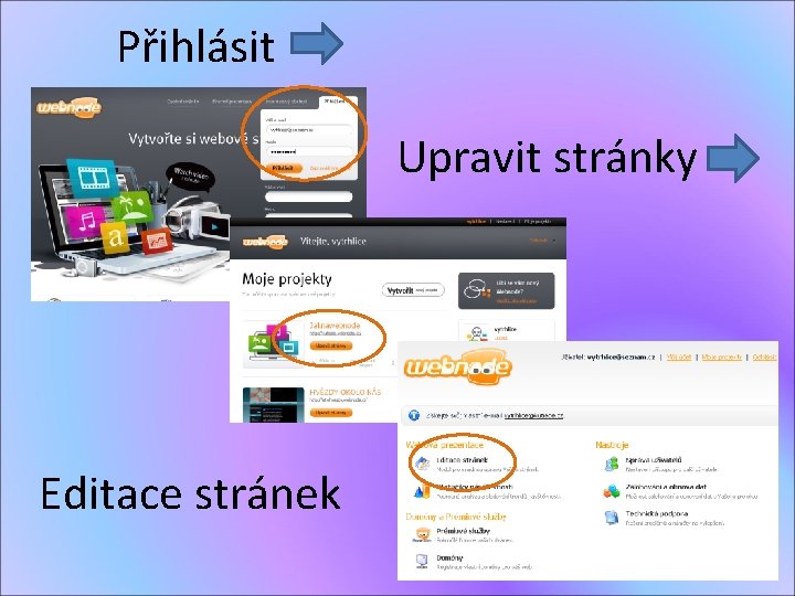 Přihlásit Upravit stránky Editace stránek 