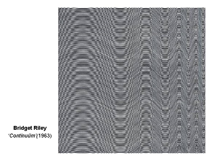 Bridget Riley ‘Continuüm’(1963) 