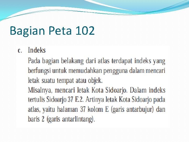 Bagian Peta 102 