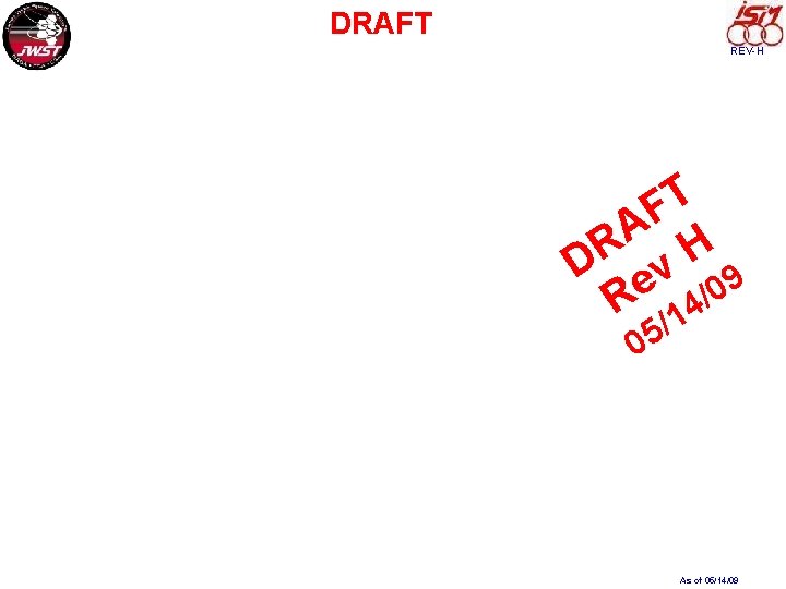 DRAFT REV-H T F A R D ev H 9 R /14/0 05 As