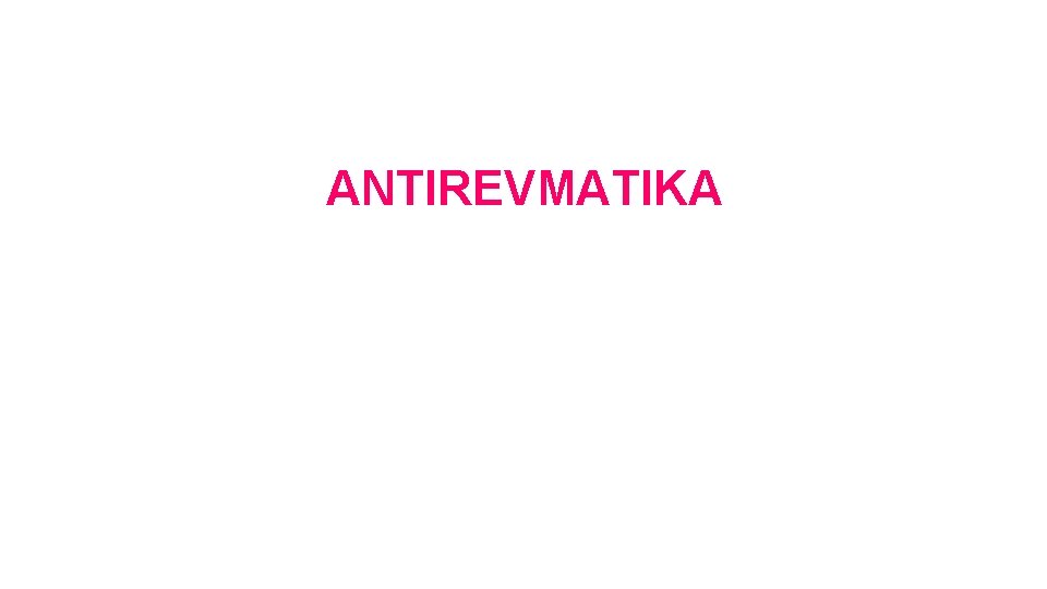 ANTIREVMATIKA 