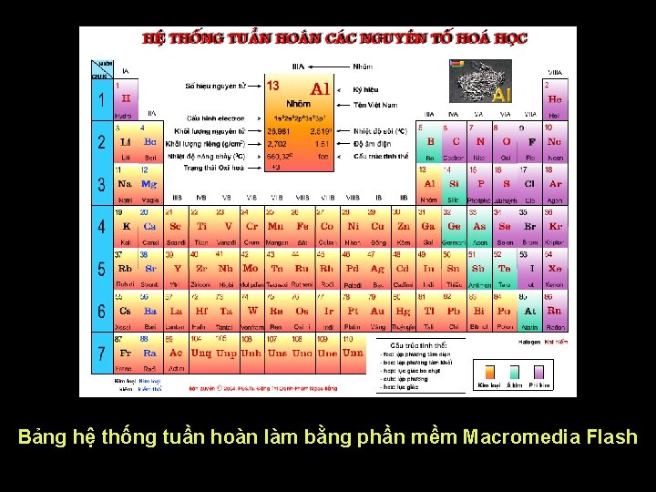 Bảng hệ thống tuần hoàn làm bằng phần mềm Macromedia Flash 