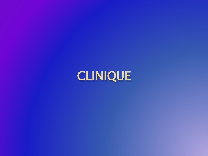 CLINIQUE 