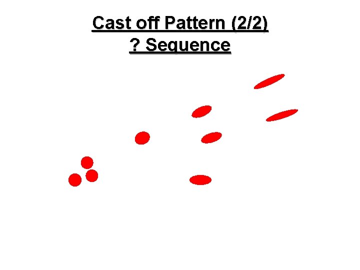 Cast off Pattern (2/2) ? Sequence 
