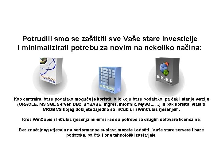 Igrajte se kockicama i uštedite Potrudili smo se zaštititi sve Vaše stare investicije i